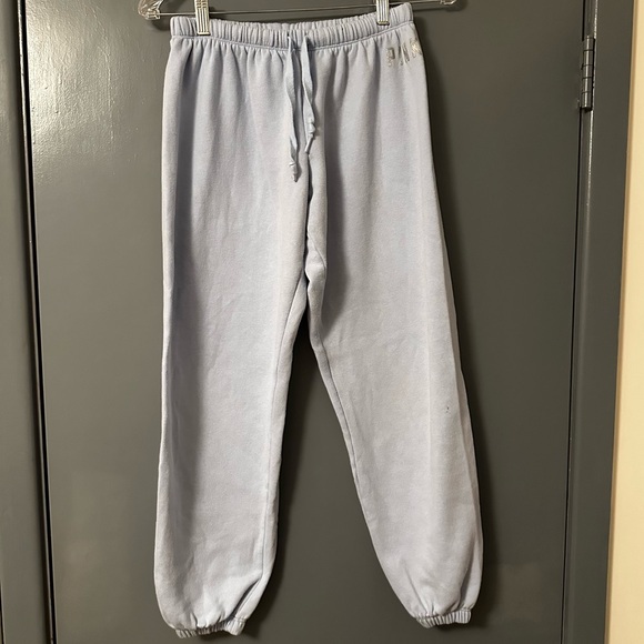 PINK Victoria's Secret Pants - PINK Victoria's Secret Light Blue Sweatpants